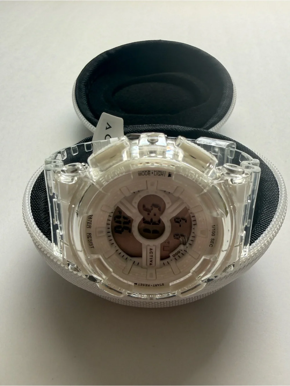 NEW Invicta Unisex Watch Bundle White Activa + Case & Keychain